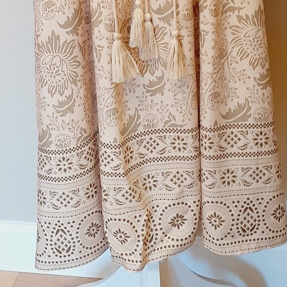 R. Vivimos Slit Neck Tassel Dress - Picture 9 of 15